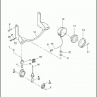 FLHTCI 1FFR ELECTRA GLIDE CLASSIC (1996) AUXILIARY / FOG LAMPS & FRONT TURN SIGNALS - FLHT ...