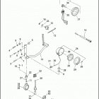 FLSTC 1BJL HERITAGE SOFTAIL CLASSIC (1995) AUXILIARY / FOG LAMPS & FRONT TURN SIGNALS - FLSTC