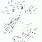 FLHTCI 1FFR ELECTRA GLIDE CLASSIC (1996) SEATS & LUGGAGE RACK