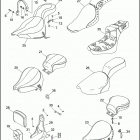 FXSTS 1BLL SPRINGER SOFTAIL (1995) SEATS & SISSY BAR