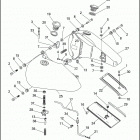 FXSTS 1BLL SPRINGER SOFTAIL (1995) Топливный бак