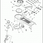 FLHR 1FDL ROAD KING (1996) FUEL TANK INSTRUMENTS - FLHR