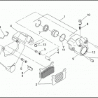 FLHTCI 1FFR ELECTRA GLIDE CLASSIC (1996) Задний суппорт