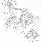 FXSTS 1BLL SPRINGER SOFTAIL (1995) FRAME, REAR FORK & JIFFY STAND