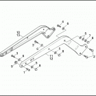FXSTS 1BLL SPRINGER SOFTAIL (1993) REAR FENDER SUPPORTS