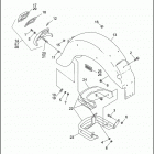 FLHTCI 1FFR ELECTRA GLIDE CLASSIC (1996) Задний бампер
