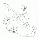FLHR 1FDL ROAD KING (1996) FUEL TANK - CARBURETED FLHR