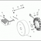 FXSTS 1BLL SPRINGER SOFTAIL (1995) ALTERNATOR & REGULATOR