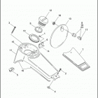 FLHTCI 1FFR ELECTRA GLIDE CLASSIC (1996) FUEL TANK CONSOLE - FLT