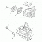 FLHP 1FJL ROAD KING POLICE (1996) TRANSMISSION, HOUSING & OIL PAN