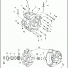 FXSTS 1BLL SPRINGER SOFTAIL (1996) CRANKCASE - 1996