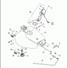 FLHT 1DDL ELECTRA GLIDE STANDARD (1996) FUEL TANK - CARBURETED - FLT