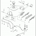 XL883HUG 4CEM SPORTSTER 883 HUGGER (1996) FUEL TANK & TRIM