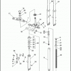 FXDS CONV 1GGL DYNA SUPER GLIDE CONVERTIBLE (1994) FRONT FORK - FXDWG