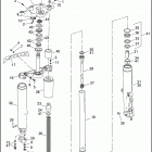 FLHTCI 1FFR ELECTRA GLIDE CLASSIC (1996) Передняя вилка