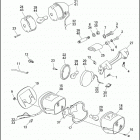 FXSTS 1BLL SPRINGER SOFTAIL (1995) TAIL LAMP & REAR TURN SIGNALS