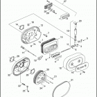 XL883HUG 4CEM SPORTSTER 883 HUGGER (1996) AIR CLEANER & ENRICHENER