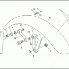 FXSTS 1BLL SPRINGER SOFTAIL (1995) FRONT FENDER - FXSTS / B