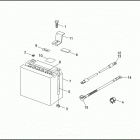 FLHTCI 1FFR ELECTRA GLIDE CLASSIC (1996) Аккумулятор