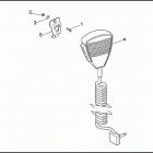FXRP-WND ED93 SUPER GLIDE POLICE (FRG/WND) (1993) MICROPHONE & SPEAKER MOUNTING BRACKETS