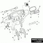 FXRP EFLS Police Low Rider (1995) INNER FAIRING - FLHTP