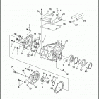 FLHTP 1DAL ELECTRA GLIDE STANDARD POLICE (WINDSHIELD) (1995) TRANSMISSION HOUSING