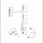 FLHTP 1DAL ELECTRA GLIDE STANDARD POLICE (WINDSHIELD) (1995) FRONT FORK AIR CONTROL - FLHTP