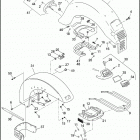 FLHTP 1DAL ELECTRA GLIDE STANDARD POLICE (WINDSHIELD) (1995) FENDERS & BUMPERS - FLHTP