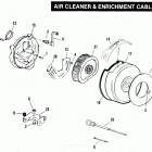 FXRP EFLS Police Low Rider (1995) AIR CLEANER & ENRICHMENT CABLE