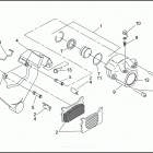 FLHTP-WND DA95 ELECTRA GLIDE STANDARD POLICE (FRG/WND) (1995) REAR BRAKE CALIPER - FLHTP