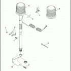 FLHTP 1DAL ELECTRA GLIDE STANDARD POLICE (WINDSHIELD) (1995) STROBE LAMPS - REAR