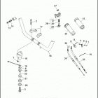 FLHTP 1DAL ELECTRA GLIDE STANDARD POLICE (WINDSHIELD) (1995) HANDLEBAR & THROTTLE CONTROL - FLHTP