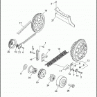 FLHTP-WND DA95 ELECTRA GLIDE STANDARD POLICE (FRG/WND) (1995) BELTS, CHAINS & SPROCKETS