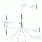 FXRP EFLS Police Low Rider (1995) WIRING HARNESS, INTERCONNECT - FLHTP FAIRING MODEL...