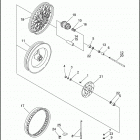 FXDS CONV 1GGL DYNA SUPER GLIDE CONVERTIBLE (1994) Переднее колесо