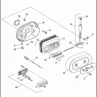 XL883 4CAM SPORTSTER 883 (1993) AIR CLEANER & ENRICHENER