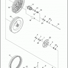 FLHTCU 1DPL ULTRA CLASSIC (1993) Переднее колесо