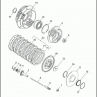 FXRS CONV 1EML SUPER GLIDE CONVERTIBLE (1993) Сцепление