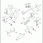 FXRP-WND ED93 SUPER GLIDE POLICE (FRG/WND) (1993) EXHAUST SYSTEM - FXRP