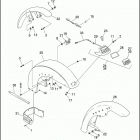 FLSTF 1BML FAT BOY (1993) FRONT FENDERS