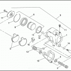 FXRS CONV 1EML SUPER GLIDE CONVERTIBLE (1993) Передний суппорт