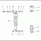 XL883 4CAM SPORTSTER 883 (1993) SHOCK ABSORBERS