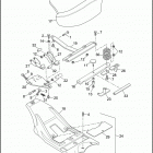 FXRP-WND ED93 SUPER GLIDE POLICE (FRG/WND) (1993) SEAT - SPRING CUSHION