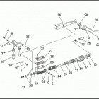 XL883 4CAM SPORTSTER 883 (1993) Тормозной цилиндр задний