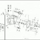 FLHTCU 1DPL ULTRA CLASSIC (1993) CRANKCASE - GEAR SIDE