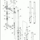 FXRS CONV 1EML SUPER GLIDE CONVERTIBLE (1993) FRONT FORK - FXR