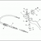 FXRS CONV 1EML SUPER GLIDE CONVERTIBLE (1993) Привод управления сцеплением
