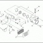 FLHTCU 1DPL ULTRA CLASSIC (1993) Задний суппорт