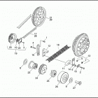 FXSTS 1BLL SPRINGER SOFTAIL (1993) BELTS, CHAINS & SPROCKETS
