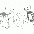FLHTCU 1DPL ULTRA CLASSIC (1993) ALTERNATOR & REGULATOR